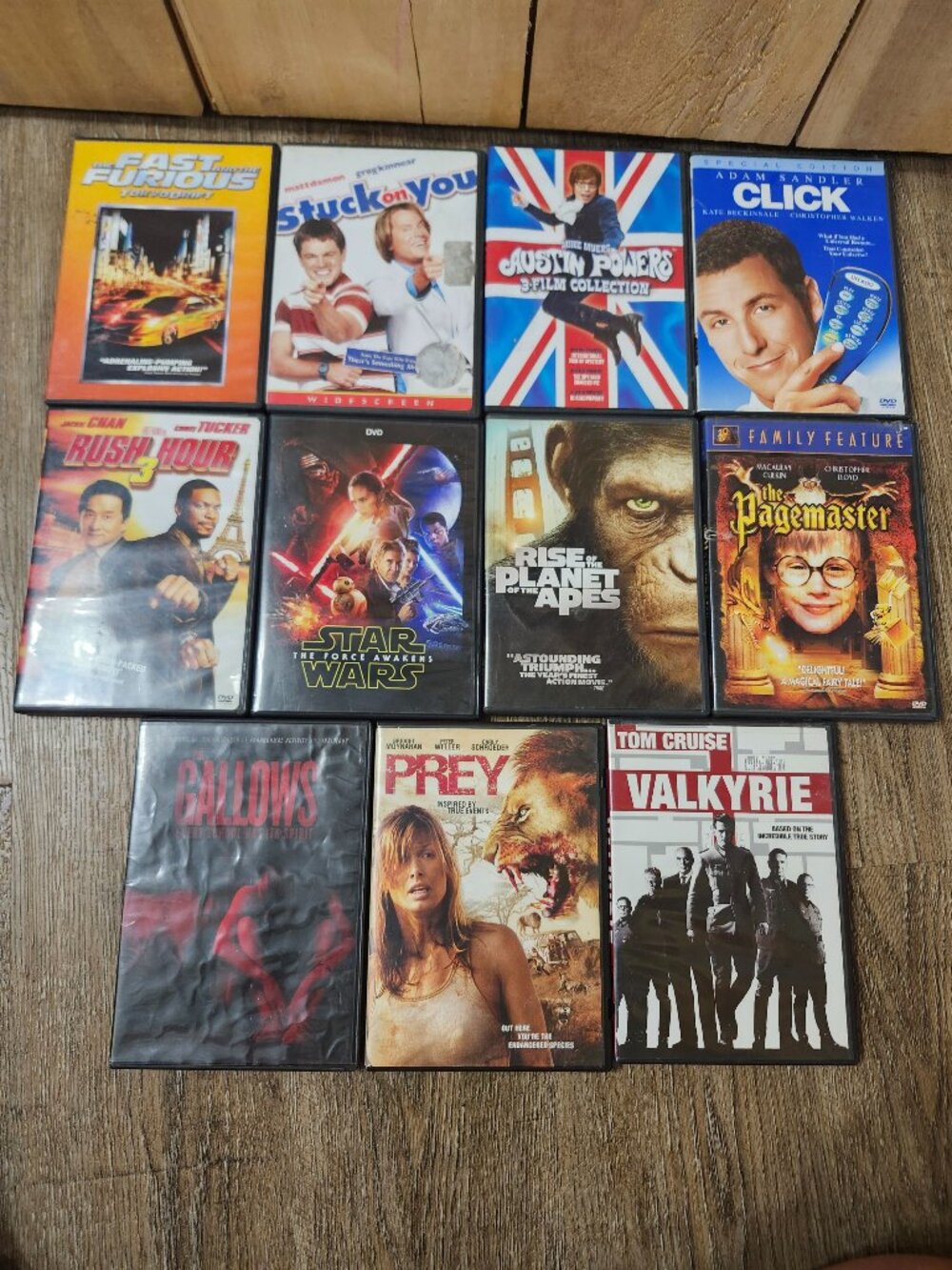 Eleven DVD's